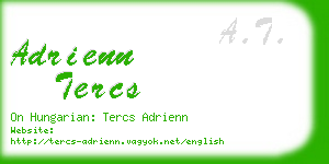 adrienn tercs business card